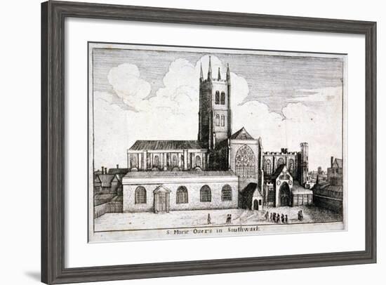 St Mary Overie's Church, Southwark, London, 1647-Wenceslaus Hollar-Framed Giclee Print