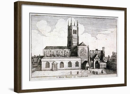 St Mary Overie's Church, Southwark, London, 1647-Wenceslaus Hollar-Framed Giclee Print