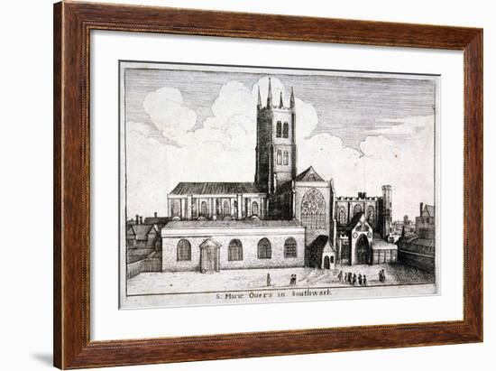 St Mary Overie's Church, Southwark, London, 1647-Wenceslaus Hollar-Framed Giclee Print