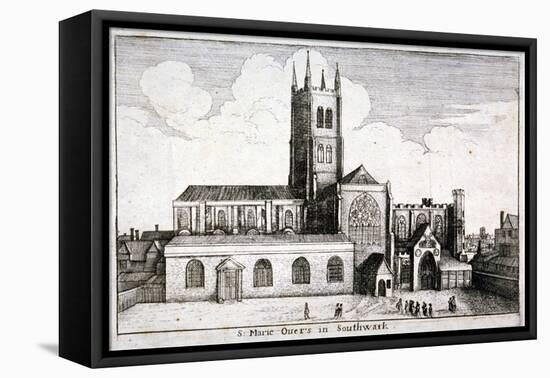 St Mary Overie's Church, Southwark, London, 1647-Wenceslaus Hollar-Framed Premier Image Canvas