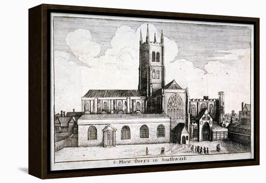 St Mary Overie's Church, Southwark, London, 1647-Wenceslaus Hollar-Framed Premier Image Canvas