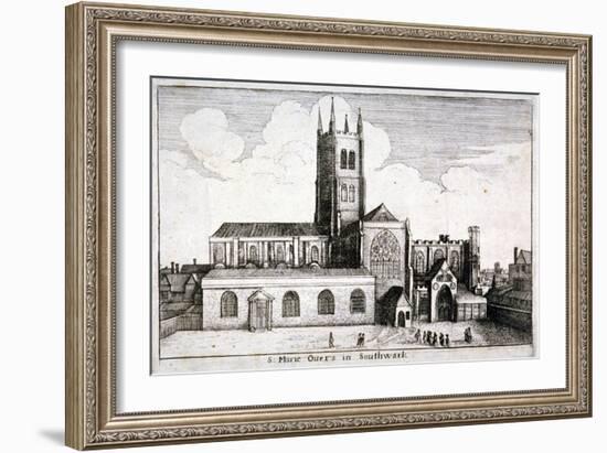 St Mary Overie's Church, Southwark, London, 1647-Wenceslaus Hollar-Framed Giclee Print