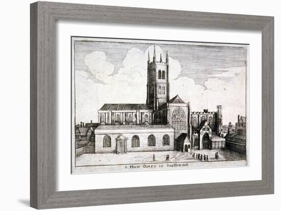 St Mary Overie's Church, Southwark, London, 1647-Wenceslaus Hollar-Framed Giclee Print