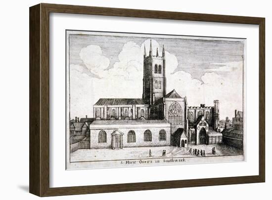 St Mary Overie's Church, Southwark, London, 1647-Wenceslaus Hollar-Framed Giclee Print