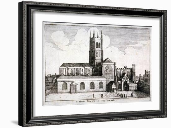 St Mary Overie's Church, Southwark, London, 1647-Wenceslaus Hollar-Framed Giclee Print