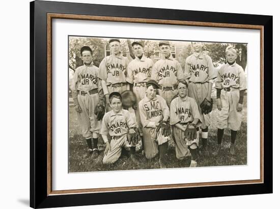 St. Mary's Baseball Team-null-Framed Art Print