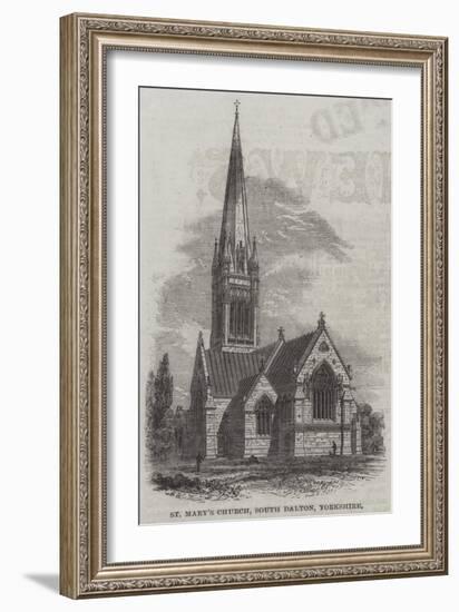 St Mary's Church, South Dalton, Yorkshire-null-Framed Giclee Print