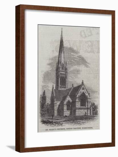 St Mary's Church, South Dalton, Yorkshire-null-Framed Giclee Print