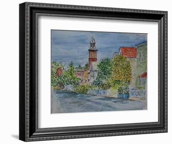 St. Mary S Church, Spring, 2019 (Watercolor)-Anthony Butera-Framed Giclee Print