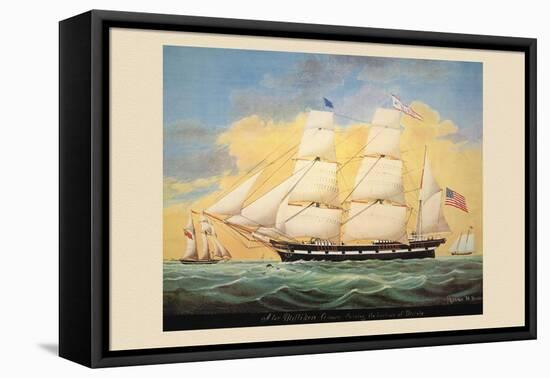 St. Mary's Entering the Harbour of Mobile-Evans-Framed Stretched Canvas