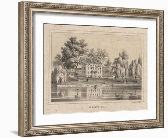 St. Mary's Hall, 1850-Thomas S. Sinclair-Framed Giclee Print