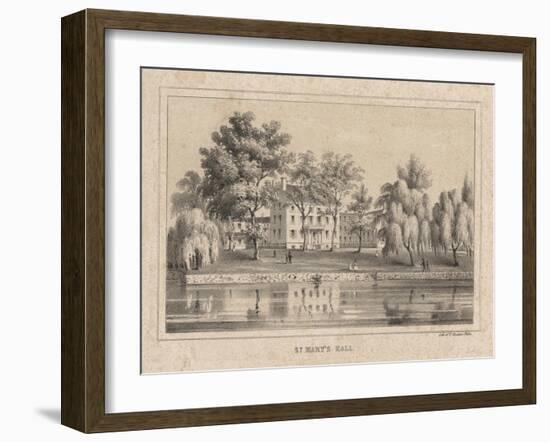 St. Mary's Hall, 1850-Thomas S. Sinclair-Framed Giclee Print