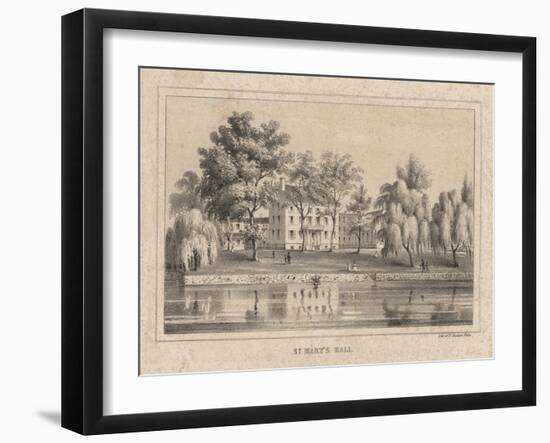 St. Mary's Hall, 1850-Thomas S. Sinclair-Framed Giclee Print