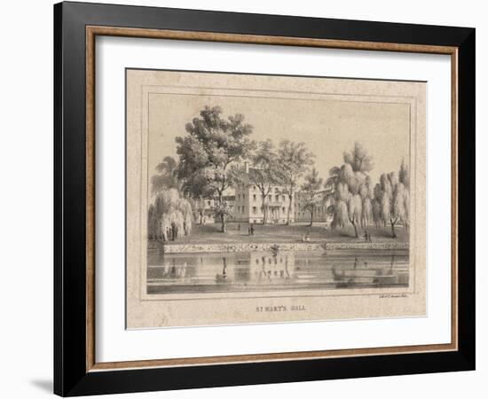 St. Mary's Hall, 1850-Thomas S. Sinclair-Framed Giclee Print