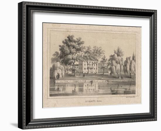 St. Mary's Hall, 1850-Thomas S. Sinclair-Framed Giclee Print