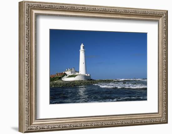 St. Mary's Island, Whitley Bay, Tyne and Wear, England, United Kingdom-James Emmerson-Framed Photographic Print