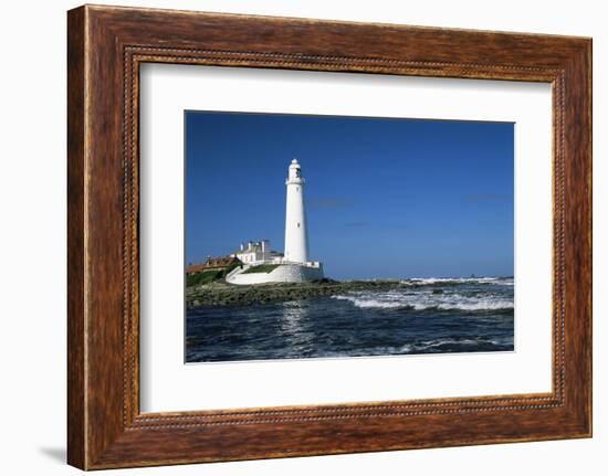 St. Mary's Island, Whitley Bay, Tyne and Wear, England, United Kingdom-James Emmerson-Framed Photographic Print