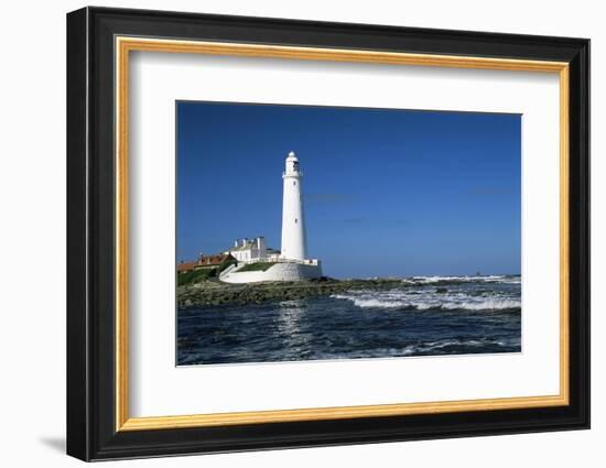 St. Mary's Island, Whitley Bay, Tyne and Wear, England, United Kingdom-James Emmerson-Framed Photographic Print