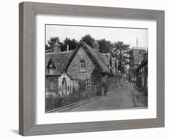 St Mary's Square, Horncastle, Lincolnshire, 1924-1926-Valentine & Sons-Framed Giclee Print