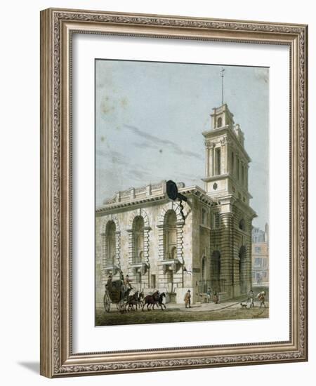 St. Mary Woolnoth: Lombard Street-George Sidney Shepherd-Framed Giclee Print