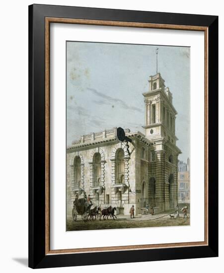 St. Mary Woolnoth: Lombard Street-George Sidney Shepherd-Framed Giclee Print