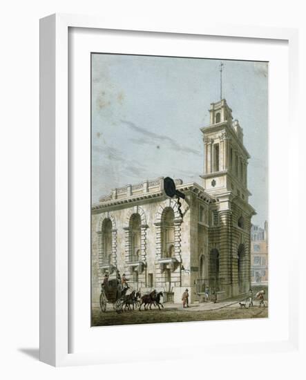 St. Mary Woolnoth: Lombard Street-George Sidney Shepherd-Framed Giclee Print