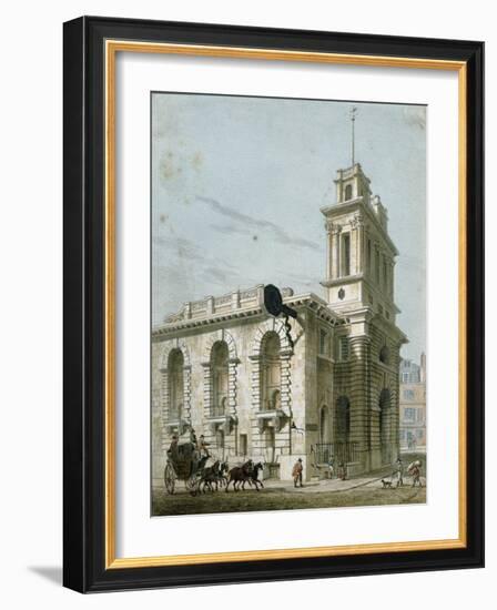 St. Mary Woolnoth: Lombard Street-George Sidney Shepherd-Framed Giclee Print