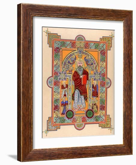 St Matthew, 7th Century-null-Framed Giclee Print