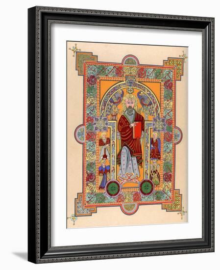 St Matthew, 7th Century-null-Framed Giclee Print