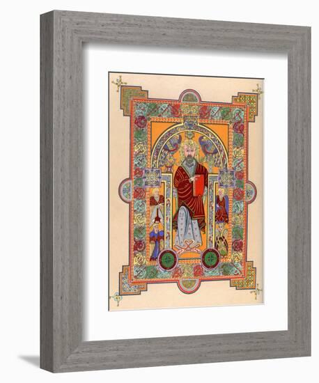 St Matthew, 7th Century-null-Framed Giclee Print
