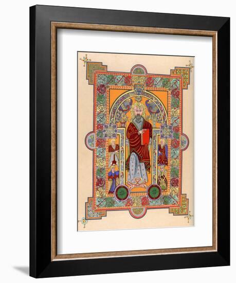 St Matthew, 7th Century-null-Framed Giclee Print