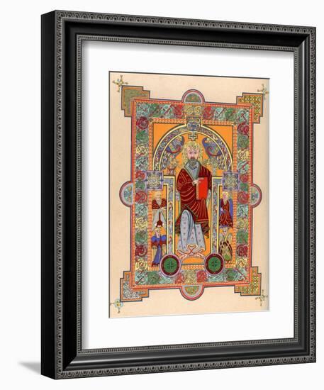 St Matthew, 7th Century-null-Framed Giclee Print