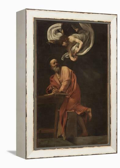 St. Matthew and the Angel-Caravaggio-Framed Premier Image Canvas