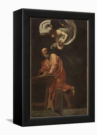 St. Matthew and the Angel-Caravaggio-Framed Premier Image Canvas