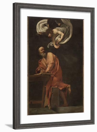 St. Matthew and the Angel-Caravaggio-Framed Giclee Print