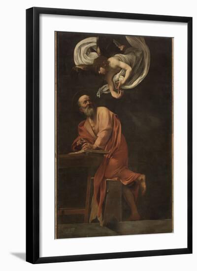 St. Matthew and the Angel-Caravaggio-Framed Giclee Print