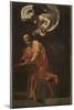 St. Matthew and the Angel-Caravaggio-Mounted Giclee Print