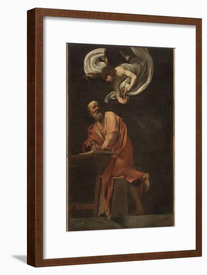 St. Matthew and the Angel-Caravaggio-Framed Giclee Print