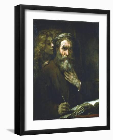 St Matthew the Evangelist, 1661-Rembrandt van Rijn-Framed Giclee Print