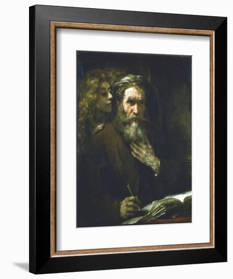 St Matthew the Evangelist, 1661-Rembrandt van Rijn-Framed Giclee Print