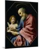 St. Matthew Writing His Gospel-Carlo Dolci-Mounted Art Print