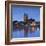 St Mauritius and St Katharina Cathedral and River Elbe at dusk, Magdeburg, Saxony-Anhalt, Germany-Ian Trower-Framed Photographic Print