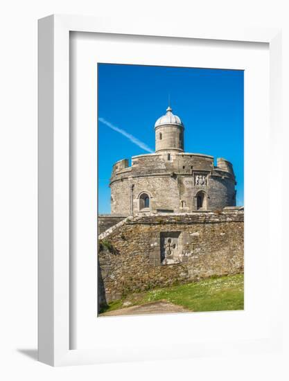 St. Mawes Castle, an artillery fort constructed by Henry VIII near Falmouth, England-Andrew Michael-Framed Photographic Print
