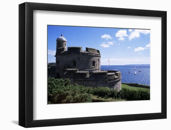 St. Mawes Castle, Built by Henry VIII, St. Mawes, Cornwall, England, United Kingdom-Jenny Pate-Framed Photographic Print