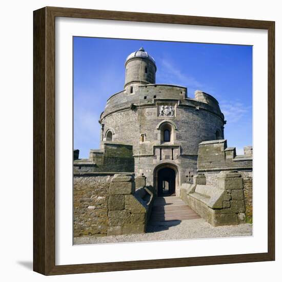 St. Mawes Castle, Built by King Henry VIII, Cornwall, England, UK-Michael Jenner-Framed Photographic Print