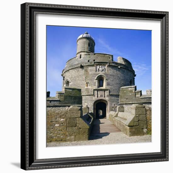 St. Mawes Castle, Built by King Henry VIII, Cornwall, England, UK-Michael Jenner-Framed Photographic Print