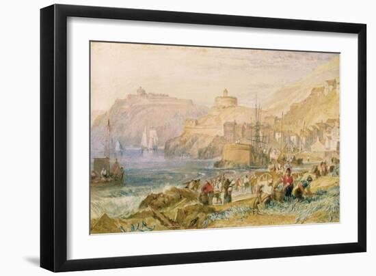 St. Mawes, Cornwall, C.1823 (W/C on Paper)-J. M. W. Turner-Framed Giclee Print