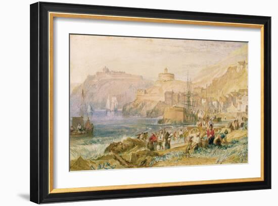 St. Mawes, Cornwall, C.1823 (W/C on Paper)-J. M. W. Turner-Framed Giclee Print