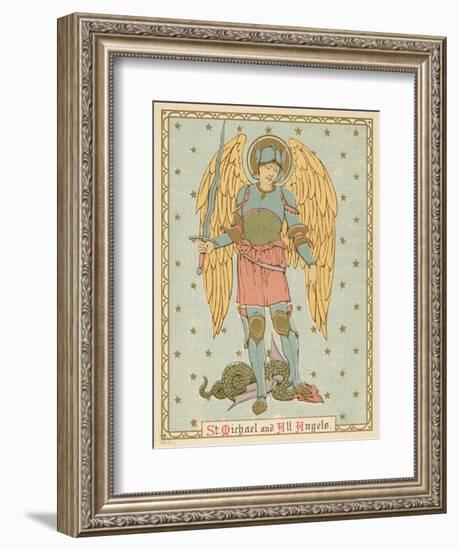 St Michael and All Angels-English School-Framed Giclee Print