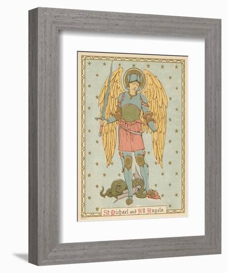 St Michael and All Angels-English School-Framed Giclee Print